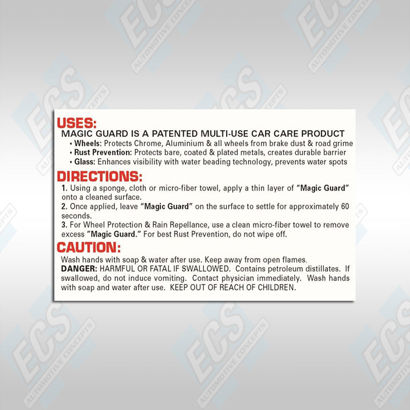 Magic Guard / Rust Prevention Magic (4 oz.) Bundle ECS Automotive
