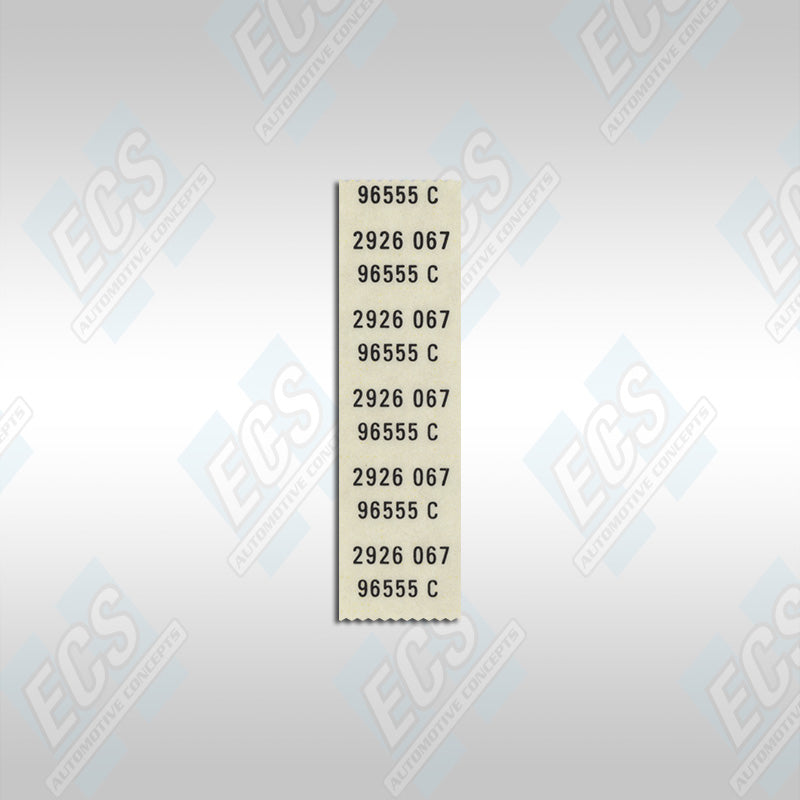 1968-69 Mopar: Engine Compartment Wiring Harness Tag (Multiple Options ...