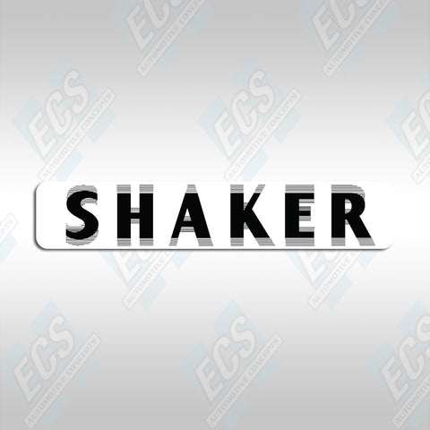 1970-71 Mopar: E-Body Shaker Hood Decal