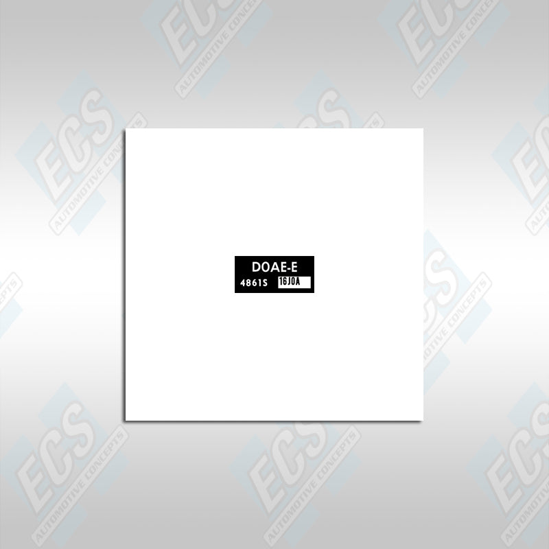 1970-71 Ford 351 Engines: Fuel Pump Label – ECS Automotive Concepts