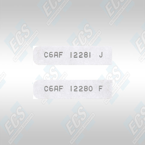 1965-70 Mustangs: Spark Plug Wire ID Tags For Left & Right Bank of Engine (Multiple Options!)
